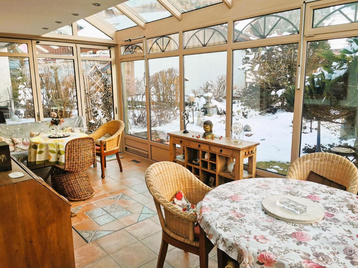 Konstanzer Bergblick Mit Wintergarten Oberstaufen Buitenkant foto