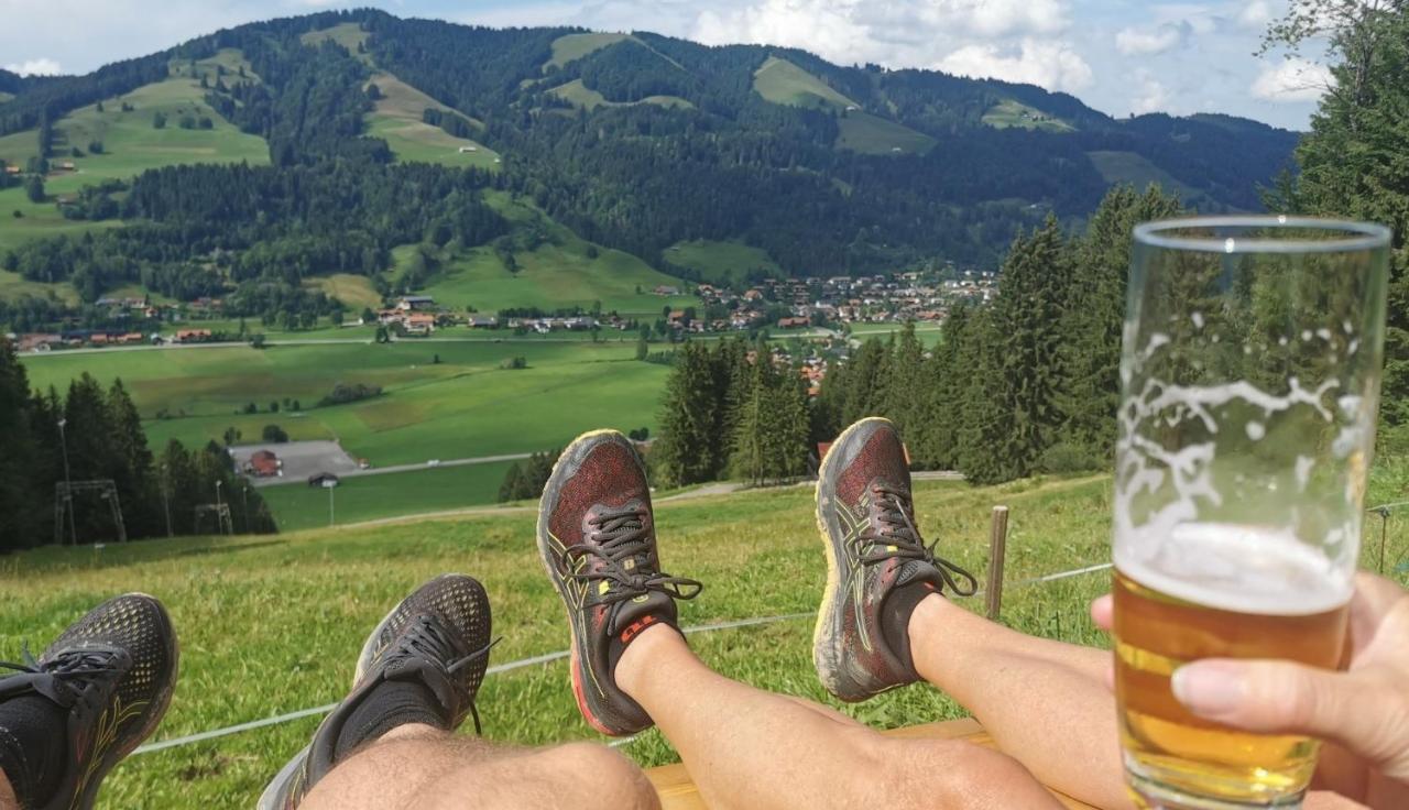 Konstanzer Bergblick Mit Wintergarten Oberstaufen Buitenkant foto